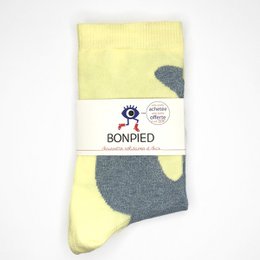 Pernette 36-41 Socken, hergestellt in Frankreich und in Solidarität mit der Marke Bonpied