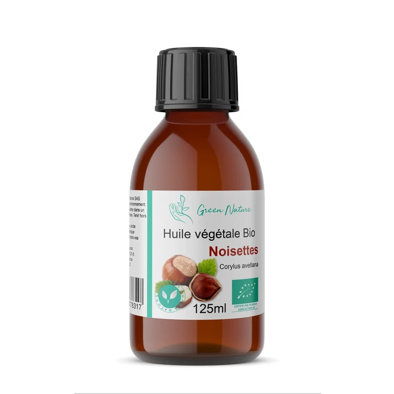 Haselnuss-Bio-Pflanzenöl
