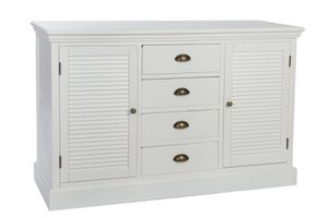 PAULOWNIA BUFFET 126X41X82 WEISS MB196121