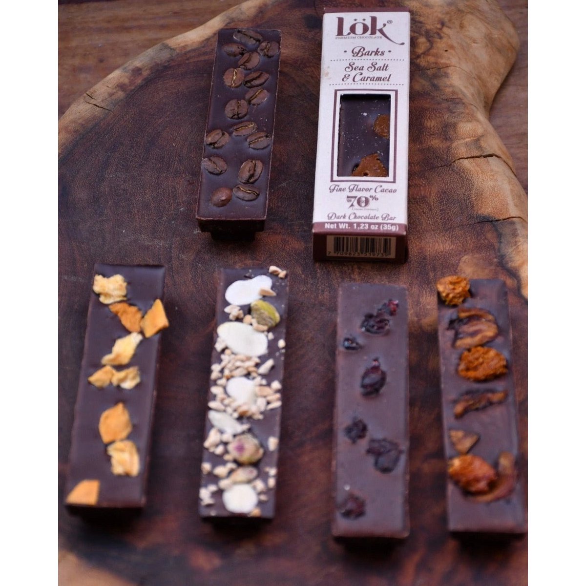 Dark Chocolate Bar with Pineapple & Mango | 70% Cacao | 35g