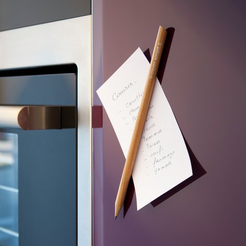 Magnetisch papierpotlood - zwart, natuurlijk