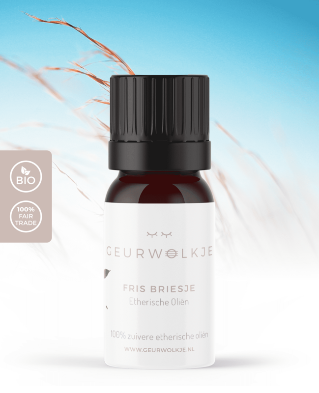 Fris Briesje – Geurwolkje®-Mischung – 100 % ätherisches Öl – 5 und 10 ml – empfohlener Verkaufspreis 8,95/13,95
