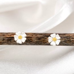 Buttercup Mini Stud Earrings - 925 Sterling Silver - OHR925-44
