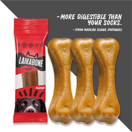Laikabone Dog Dental Chew - Ost og oksekød (æske)