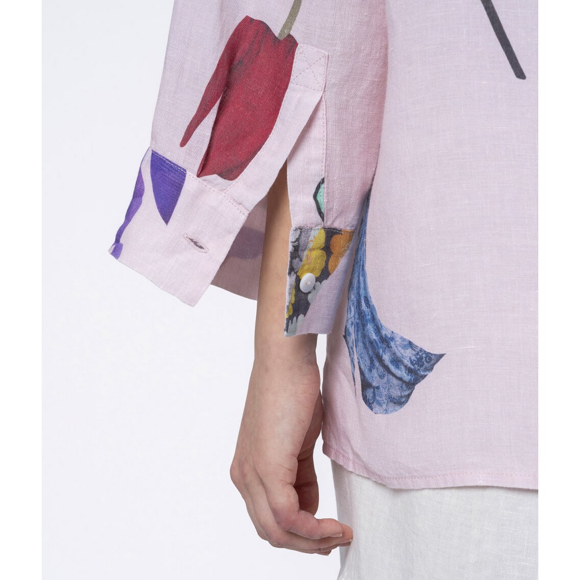 Linnen overhemd Fashionista Roze