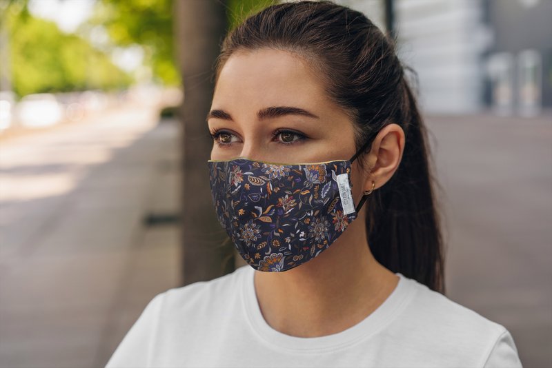 Face Mask Cotton Paris Gold
