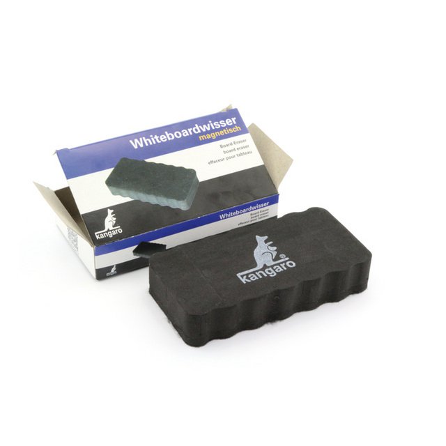 Gomme pour tableau blanc Kangaro magnétique taille 105x55x22mm