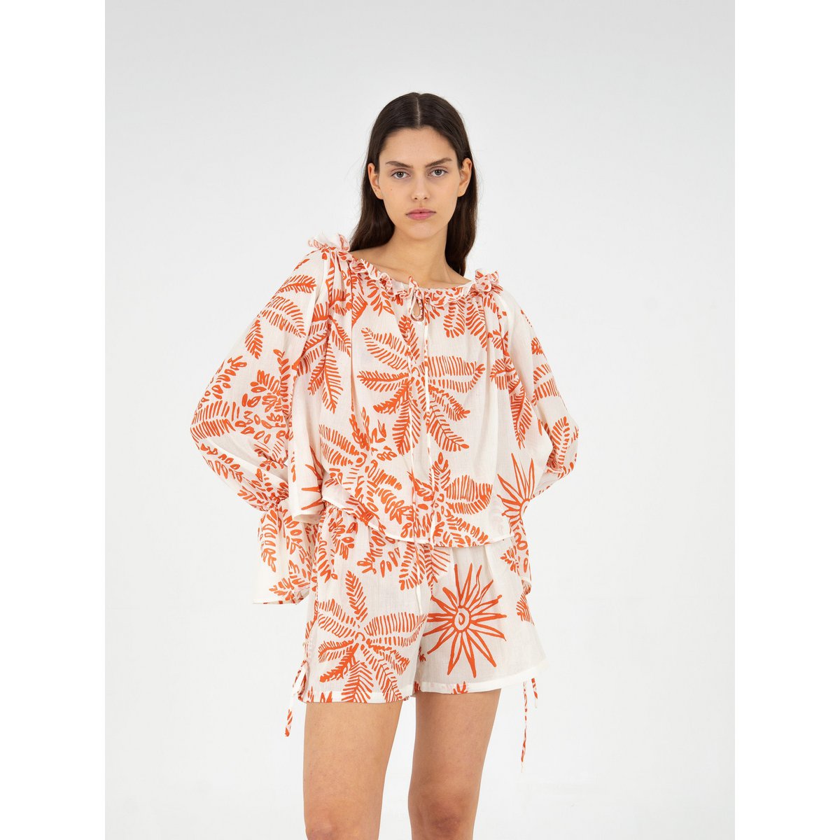 Top met Cyruspalmprint