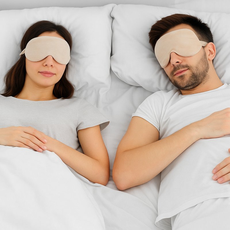 Thermo Confort Yeux - Relaxing Effect Relieves Migraines, Concealer and Dry Eyes - Natural Non-Toxic Composed of Clay Pearls and Vegetable Charcoal Pearls