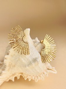 Oorbellen oorbellen in gouden roestvrij staal