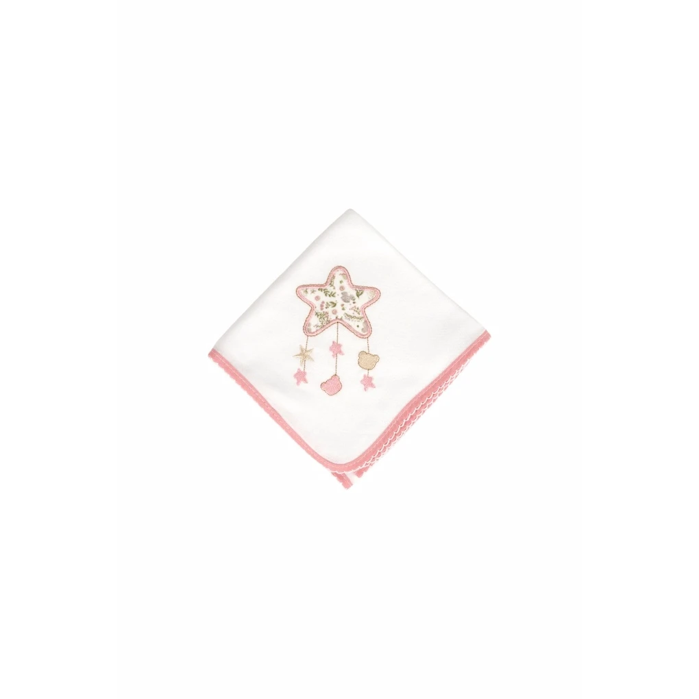 Baby Muslin Cloth Embroidered with a Star