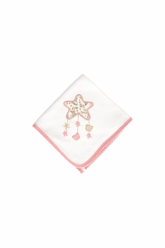 Baby Muslin Cloth Embroidered with a Star