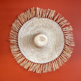 👒 Håndvævet kunsthåndværker med frynse - S / M / L