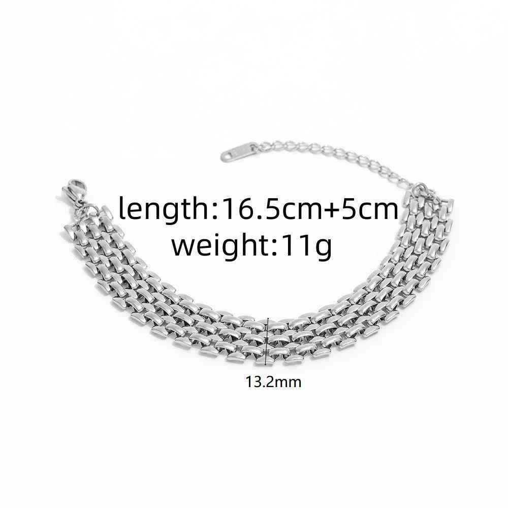 Oliveira – Gold-Silber-Mesh-Choker-Halskette
