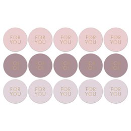 For You gift stickers on a roll - 500 pieces