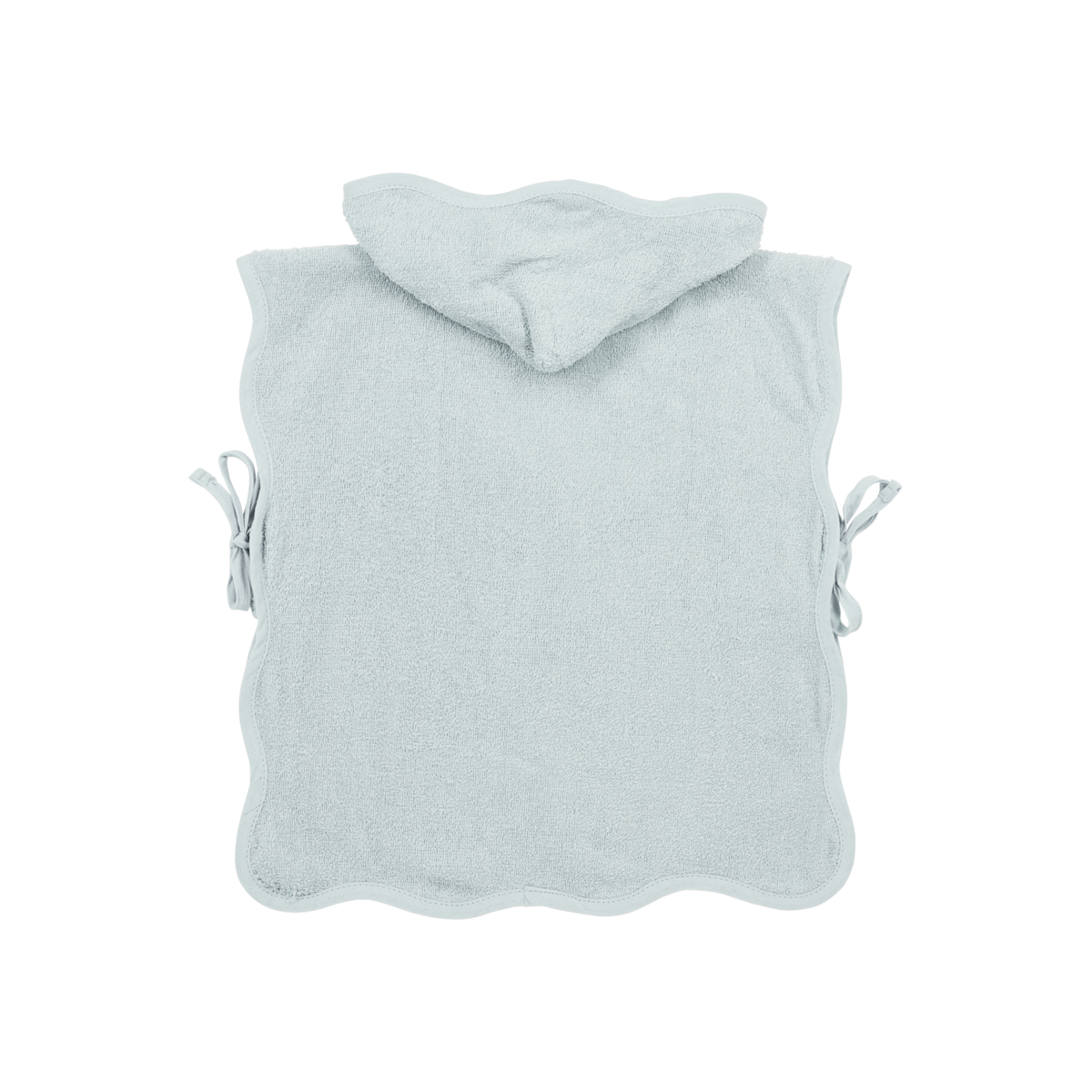 Badponcho badstof Wavy Grey Blue