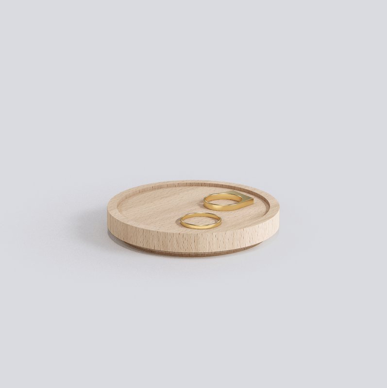 Couvercle d'organisateur de bureau en bois Stack