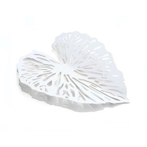 LEAVETTE medium 19x17cm 4 pcs, white