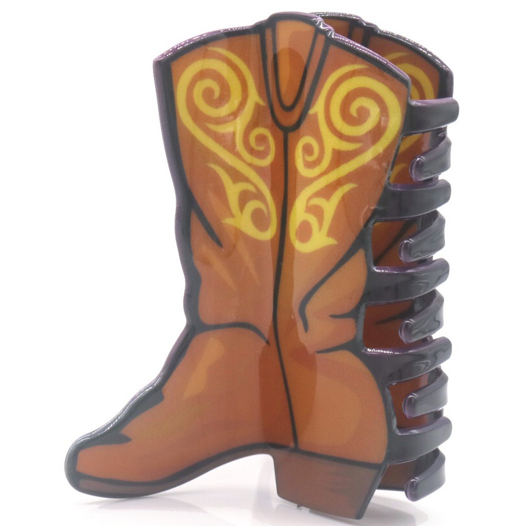 T-M6.1 H1038-011 Trendy Hair Claw Cowgirl Booth 8cm
