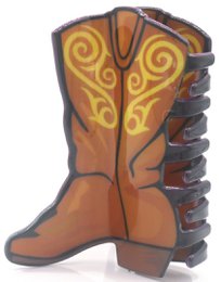 T-M6.1 H1038-011 Trendy Hair Claw Cowgirl Booth 8cm