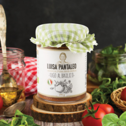 Luisa Pantaleo Organic Tomato and Basil Sauce, made in Italy
