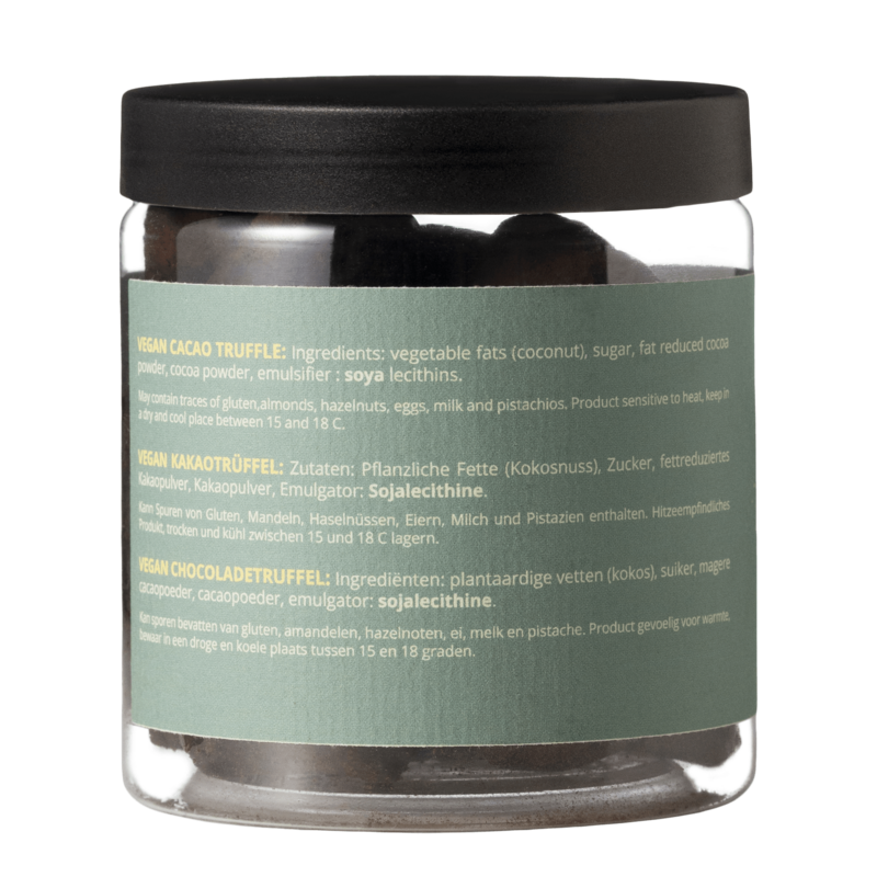 Vegan Summer Truffles Gift Jar 130g | Dairy-Free Summer Chocolate