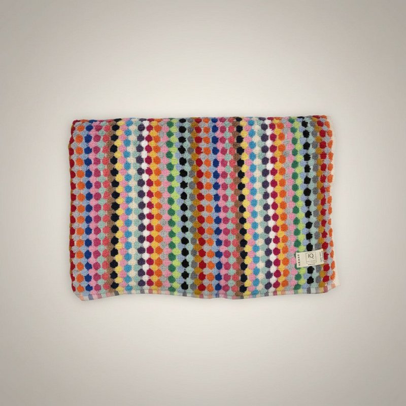 Badetuch | Frankreich | Bunte Punkte | 170x85 cm
