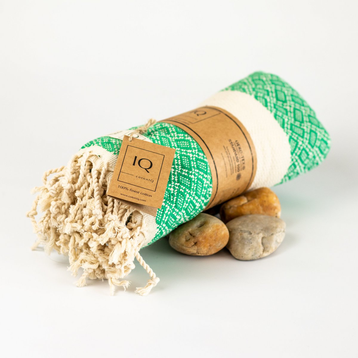 Hamamtuch | Sauna towel | Beach towel | Bolivia | Green | 180x100 cm