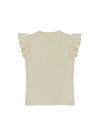 Camiseta Funkle Buttercream – Lycra Slub Jersey – Ropa de lujo para bebés y niños