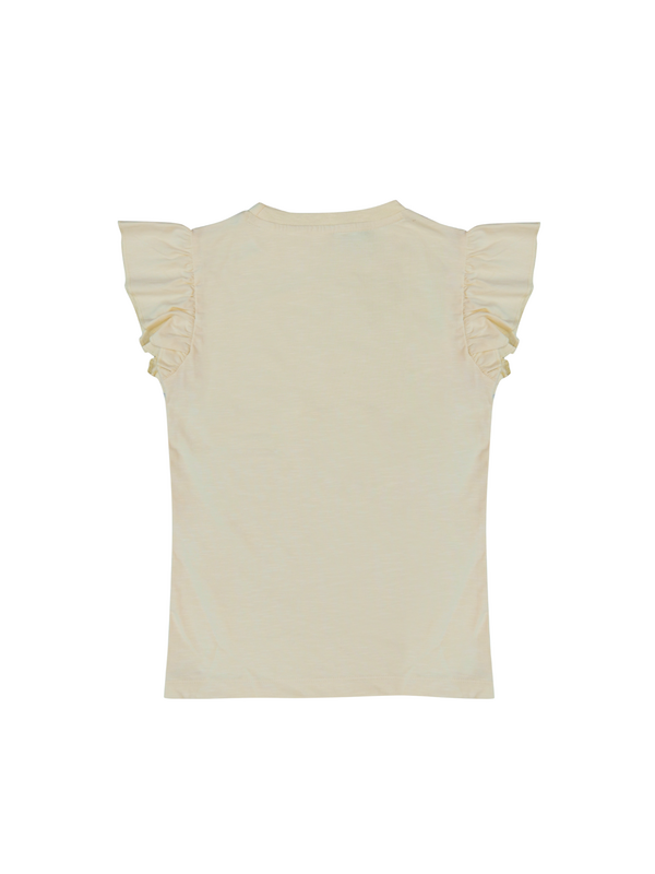 Camiseta Funkle Buttercream – Lycra Slub Jersey – Ropa de lujo para bebés y niños