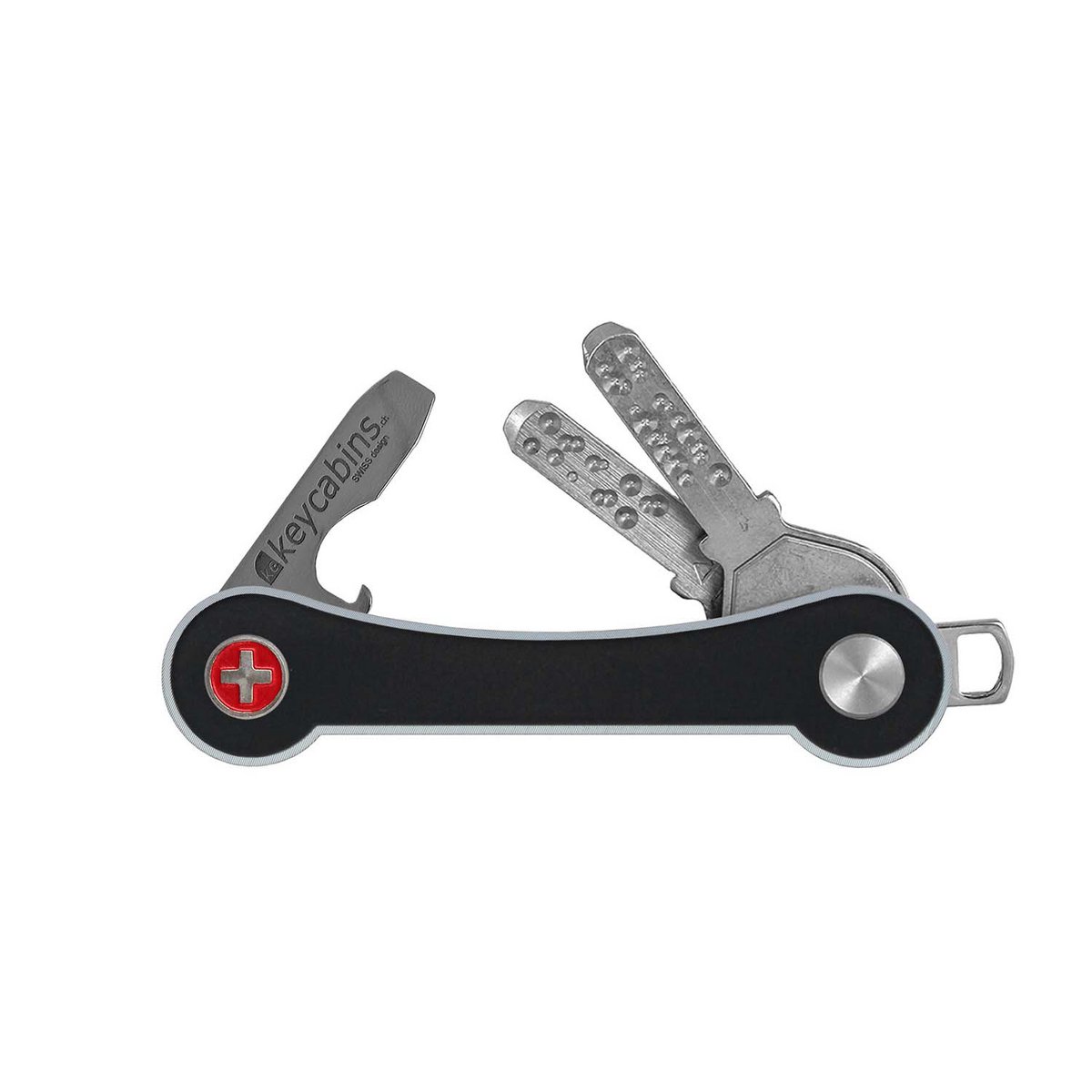 Organisateur de clés cadre en aluminium S1 noir