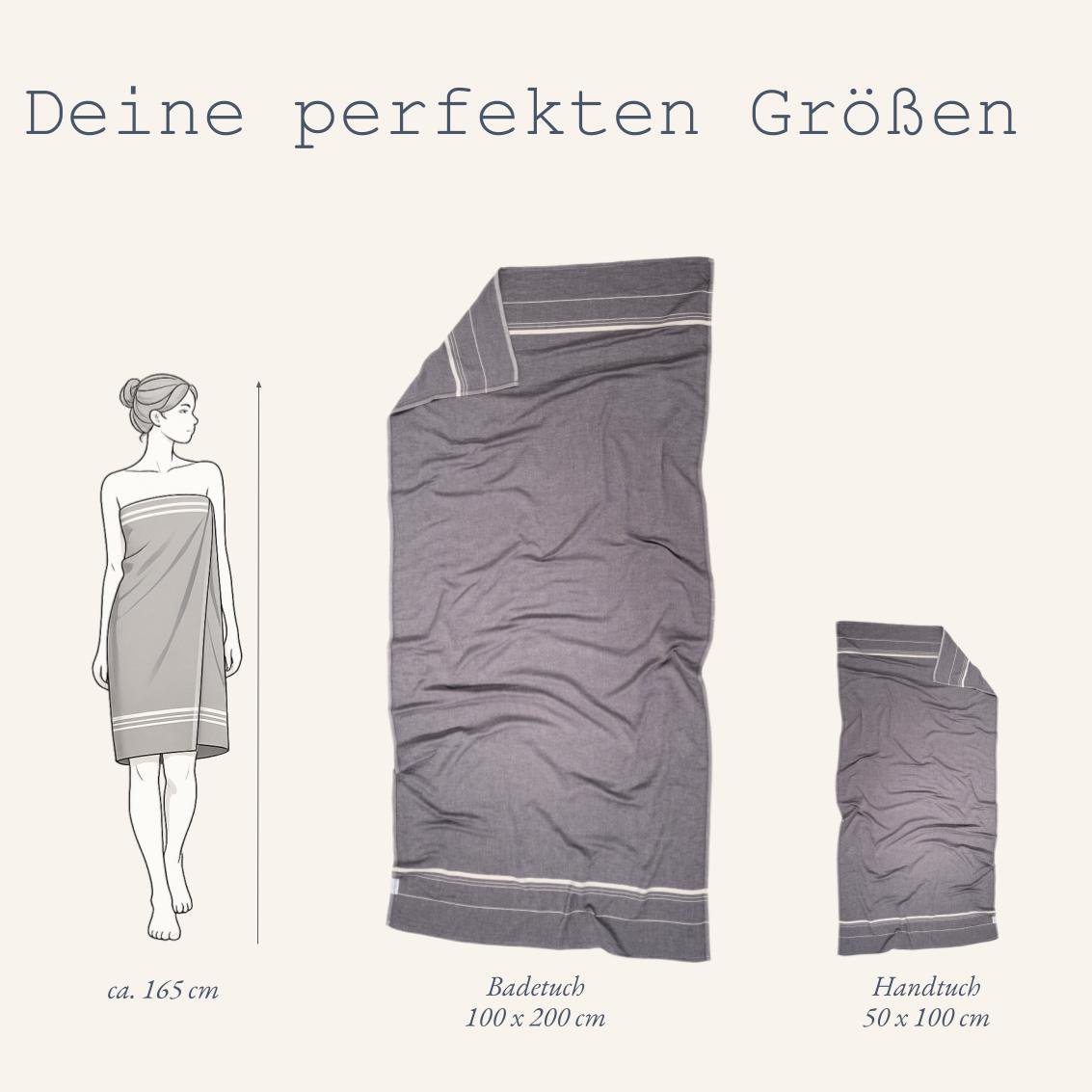 Ecobain Towel "New Classic" | Dusty Pier (Taupe)