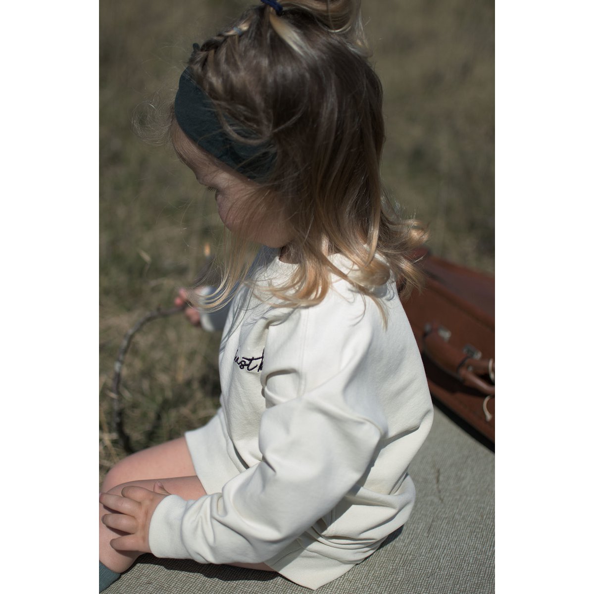 Vestido jersey blanco roto