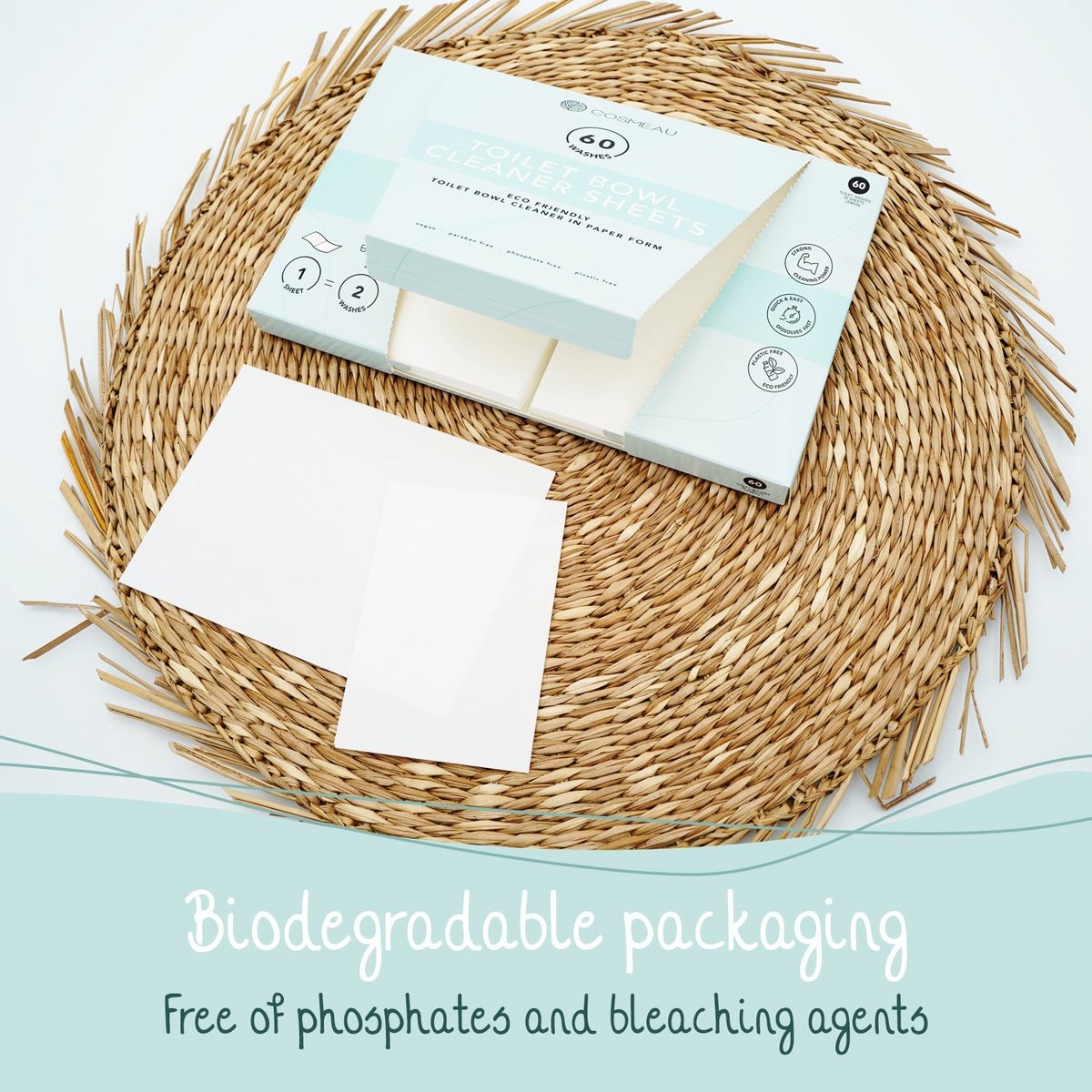 Cosmeau Toilet Cleaner Sheets