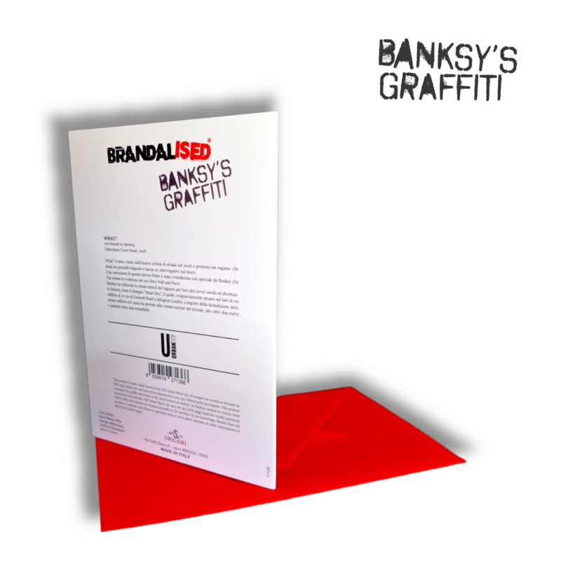 Carte de vœux Banksy - Quoi ?