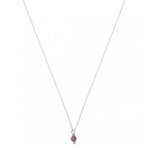 Pisces zodiac sign gemstone necklace