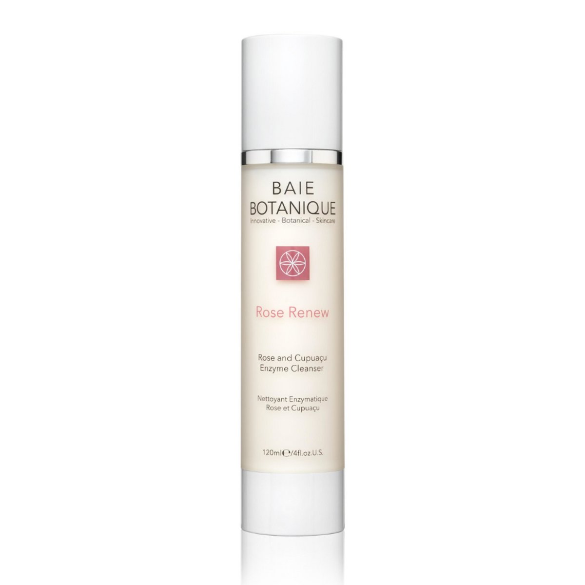 Le nettoyant enzymatique Rose+Cupuaçu fond doucement