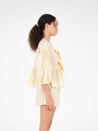 Gelb gestreiftes Spirit-Top