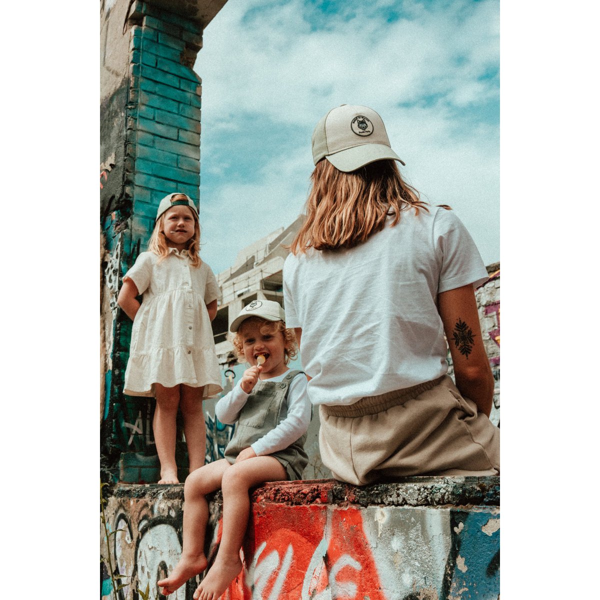 Gorro Lobo - Niños y Padres