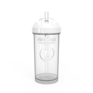 Strohhalmbecher 360 ml weiß