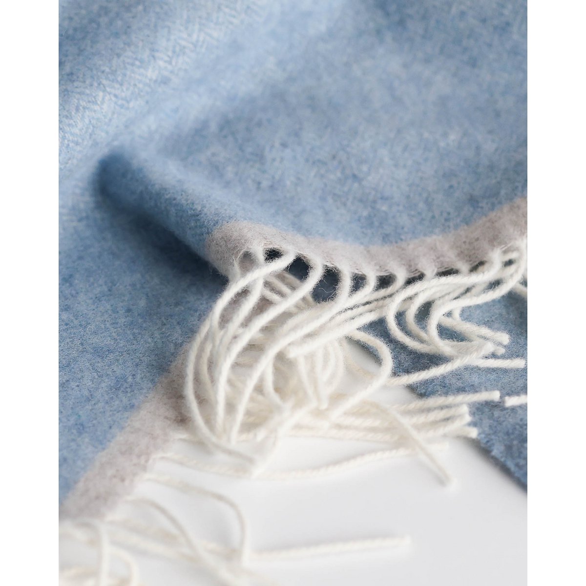 Plaid in lana merino/cashmere MILANO - blu