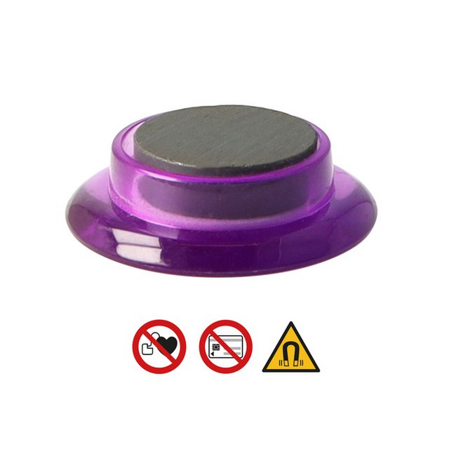 Magnet Westcott ist. transp. Farbpackung mit 10 Stück 30x8mm, 900gr.