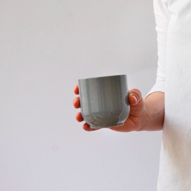 Hollyhock mug - fjord blue - 200 ml