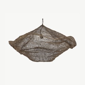 Rhupio Pendelleuchte, Messingmetall, groß