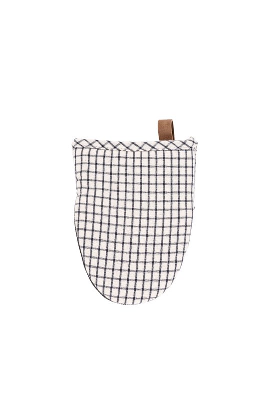 Pinza SHERLOCK TARTAN - SET/2 - 14x18 cm, nero/bianco