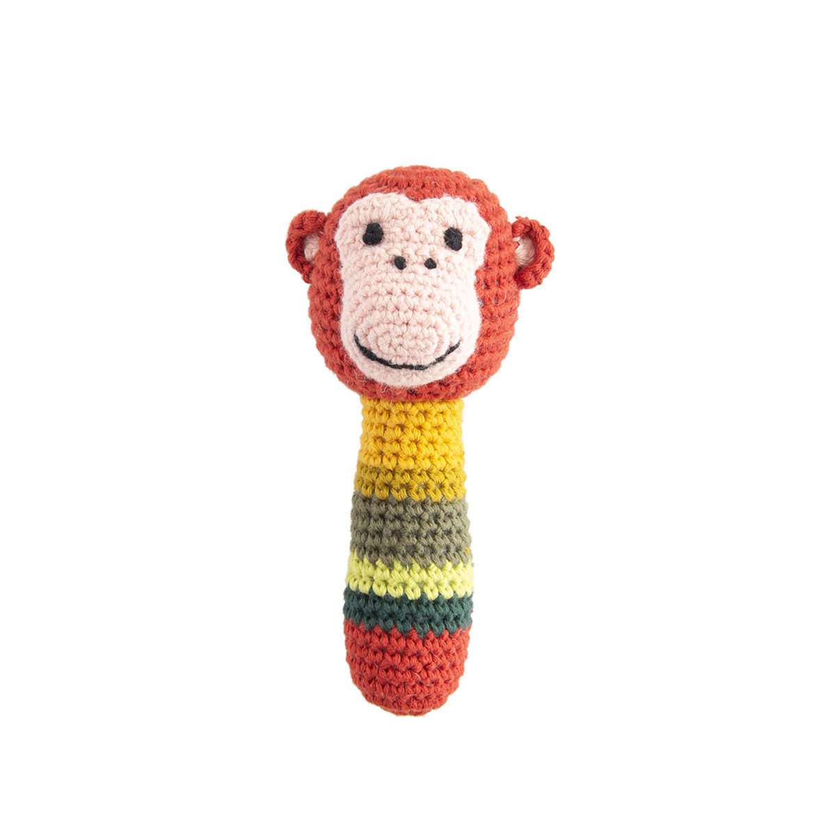 Crochet Animal Rattles Jungle Assorted 5 designs