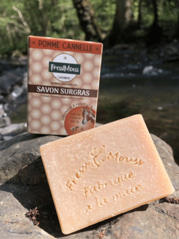 Organic Goat's Milk Soap (40%) & Honey, Apple Cinnamon
