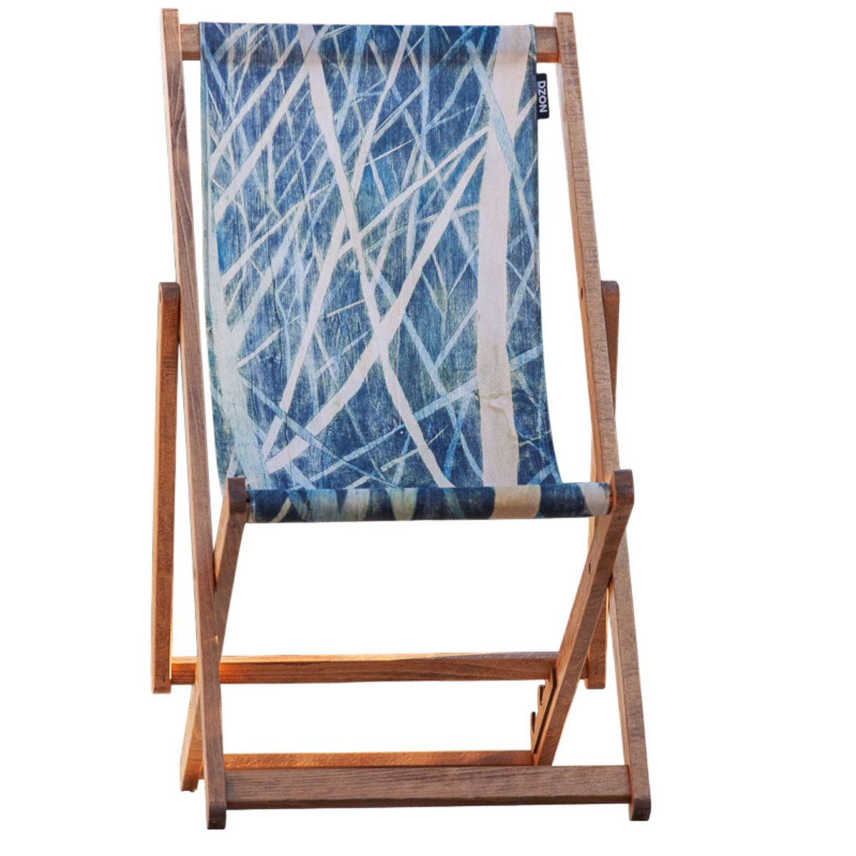 Transat chilienne - bois massif - toile amovible – Design by Gilles Giacomotti