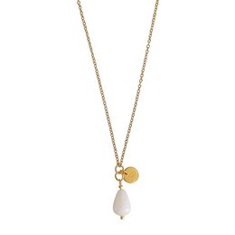 Collar Jade & Charm Amor - Oro