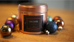 Piccola candela per albero di Natale